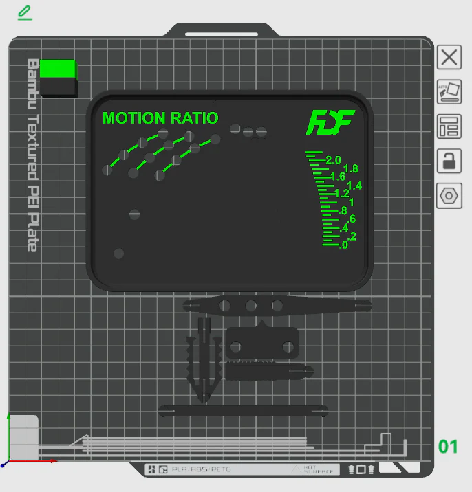 Educational Motion Ratio Tool (Print File) - Image 3