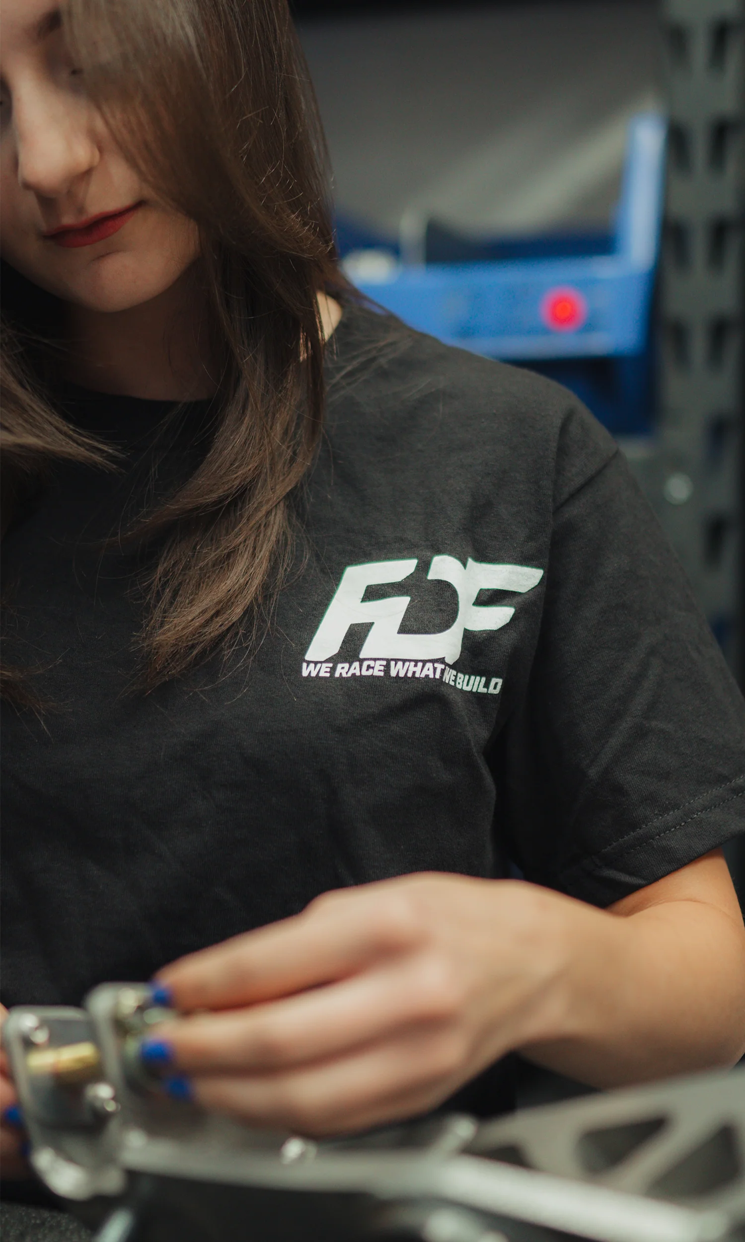 "We Race What We Build" Tee - Image 4