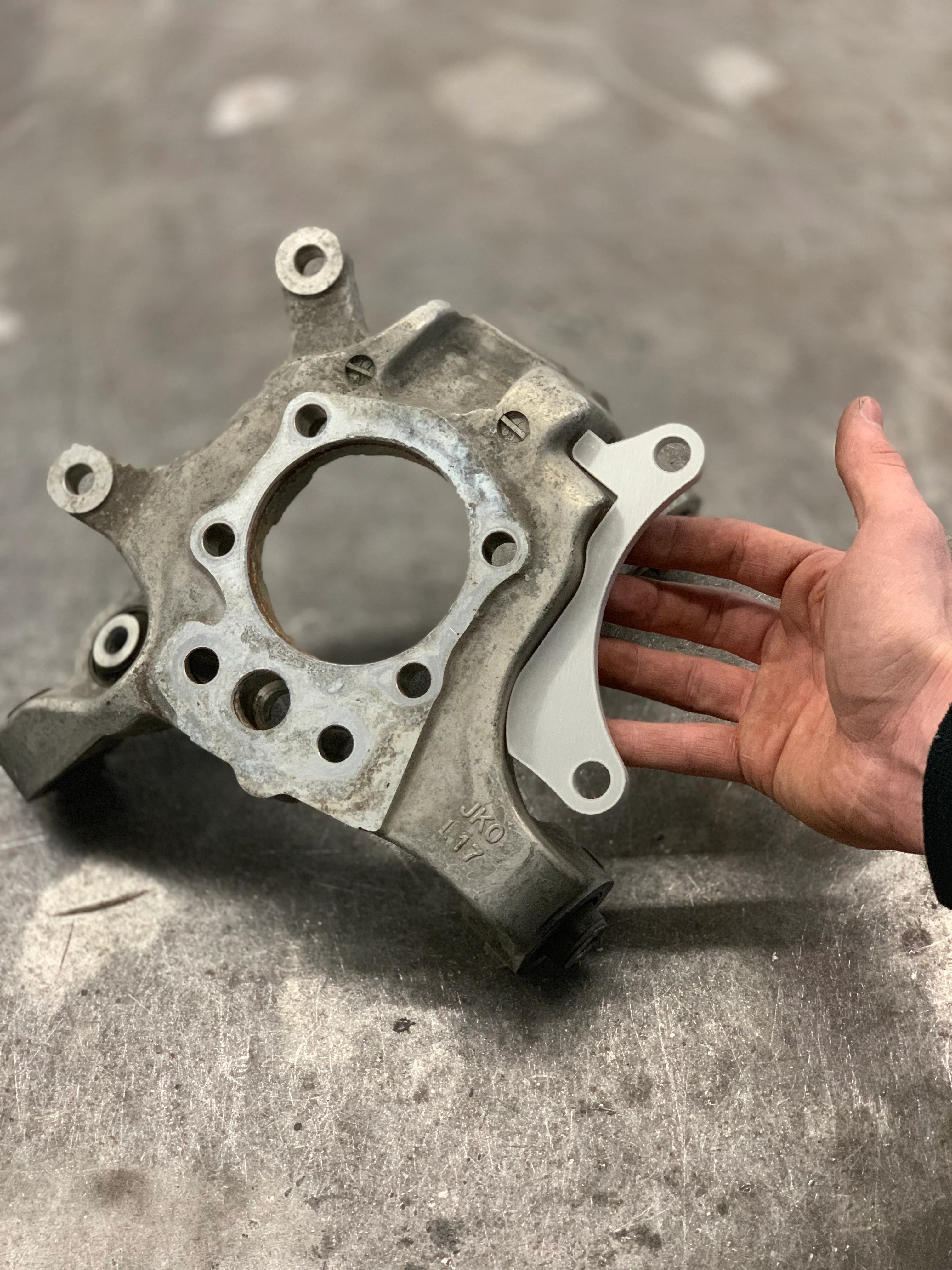 Nissan 350Z Weld on Dual Caliper Bracket - Image 7